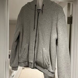 Slate and Stone Men’s Large Sherpa Lined Zipup Hoodie